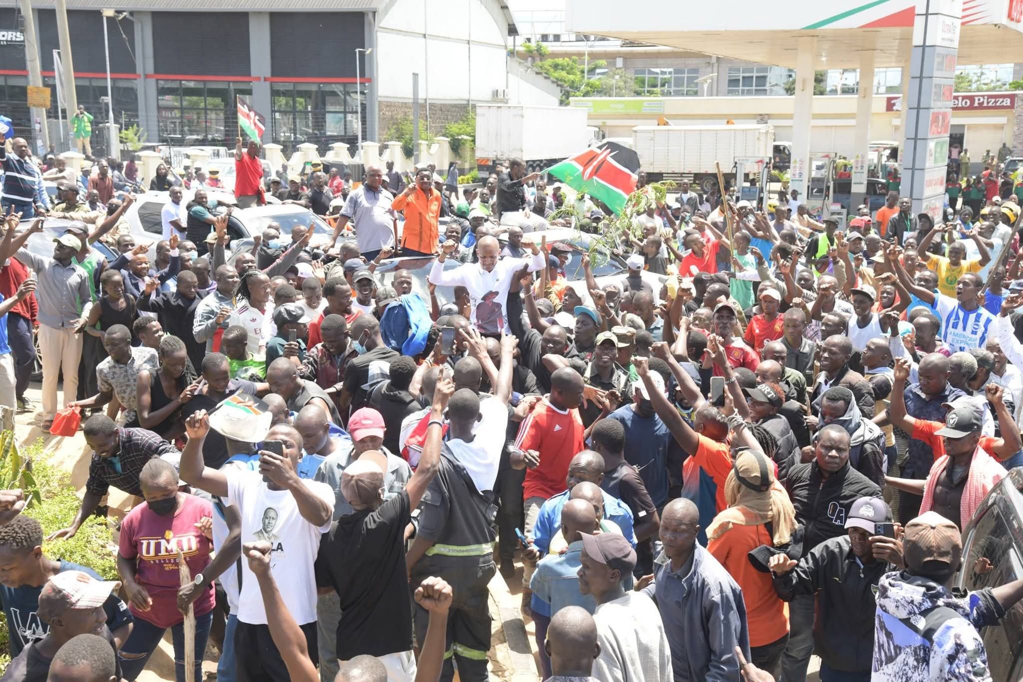 Linda Mwananchi brigade leaders in Kisumu