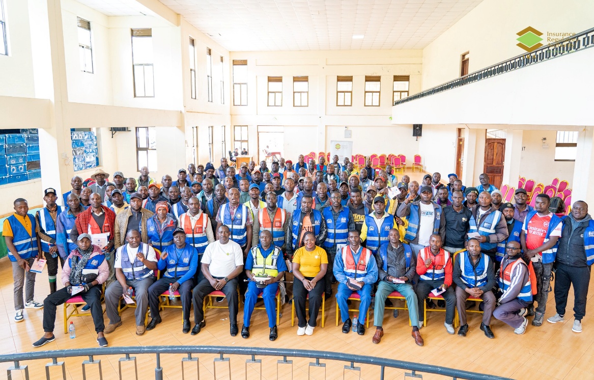 IRA photo moment with boda boda operators and owners after the training at Agricultural Training Centre in Kisii/courtesy