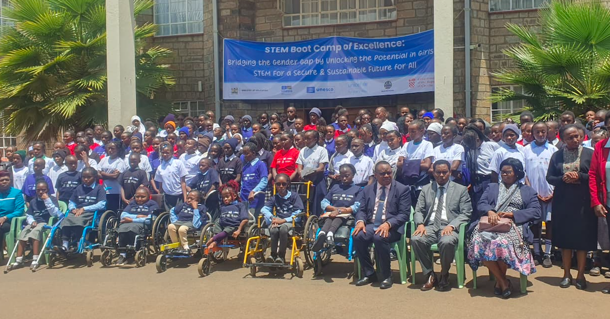 Girls join Unesco boot camp to bridge Kenya’s STEM gender gap