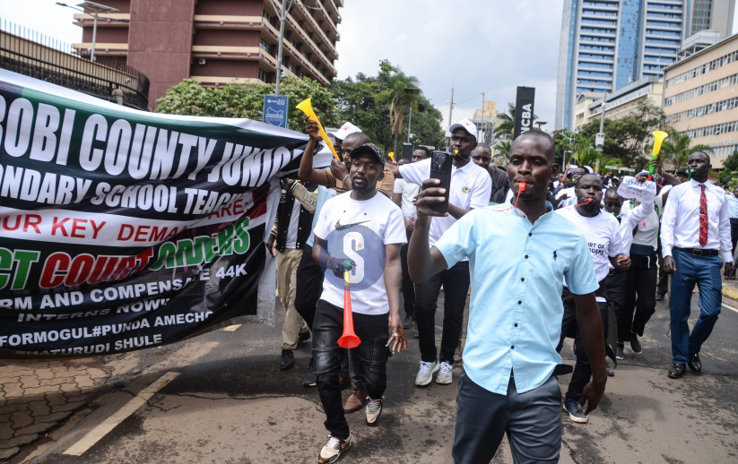 Junior school teachers stage nationwide strike over job terms, SHA concerns