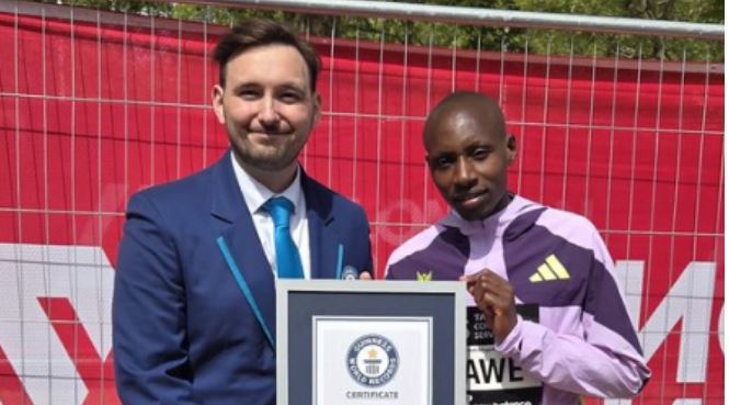 Guinness approves Sawe’s historic marathon feat