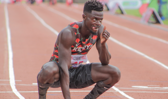 Mark Otieno at the AK Combined trials/ TEDDY MULEI