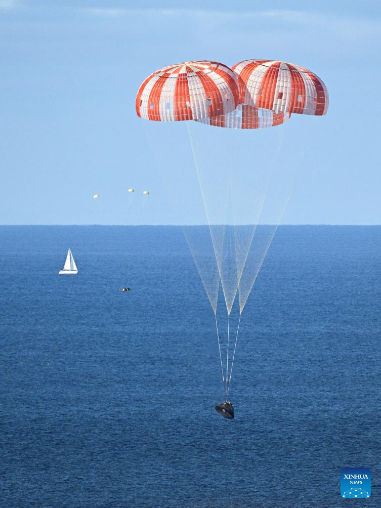 NASA's Artemis II splashes down off southern U.S. California coast
