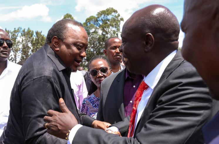 Uhuru hints at opposition alliance with Rigathi in war against Ruto