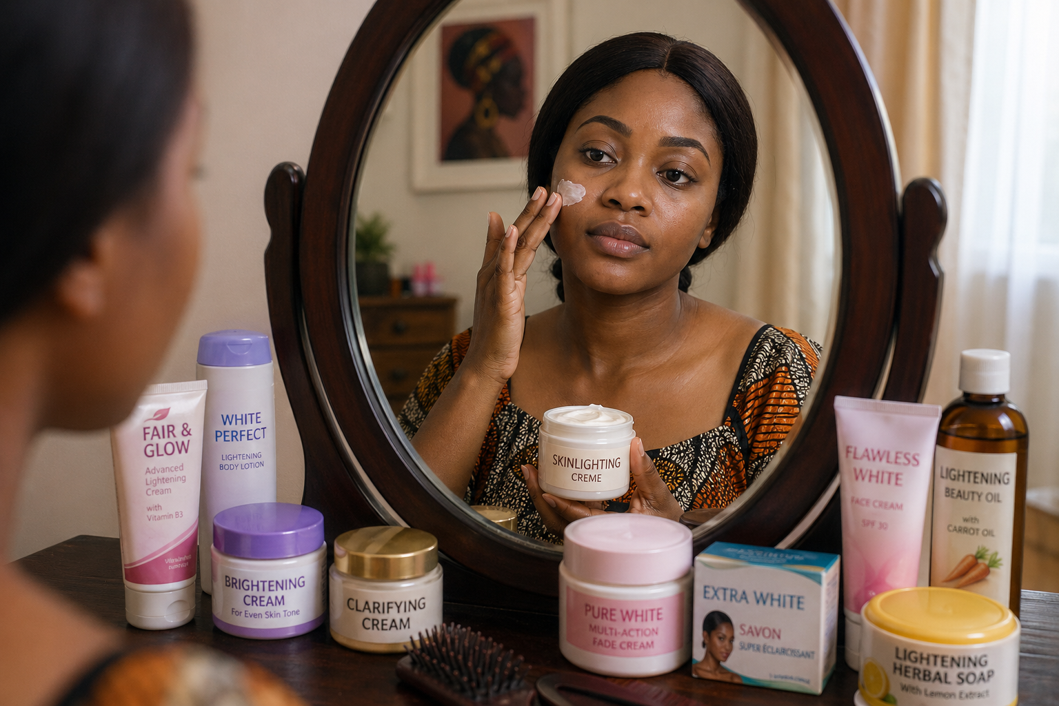 Why do so many African women bleach their skin?