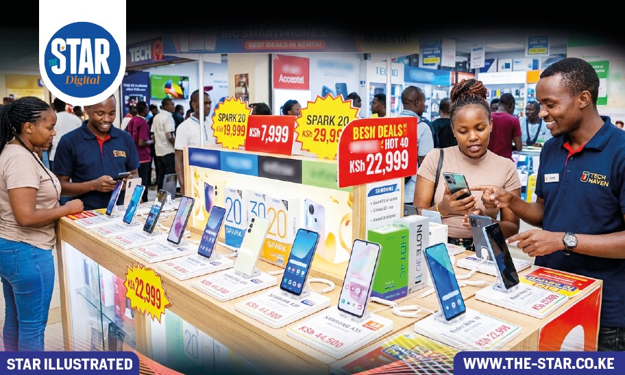 Smartphone sales in Kenya: 2024 versus 2025