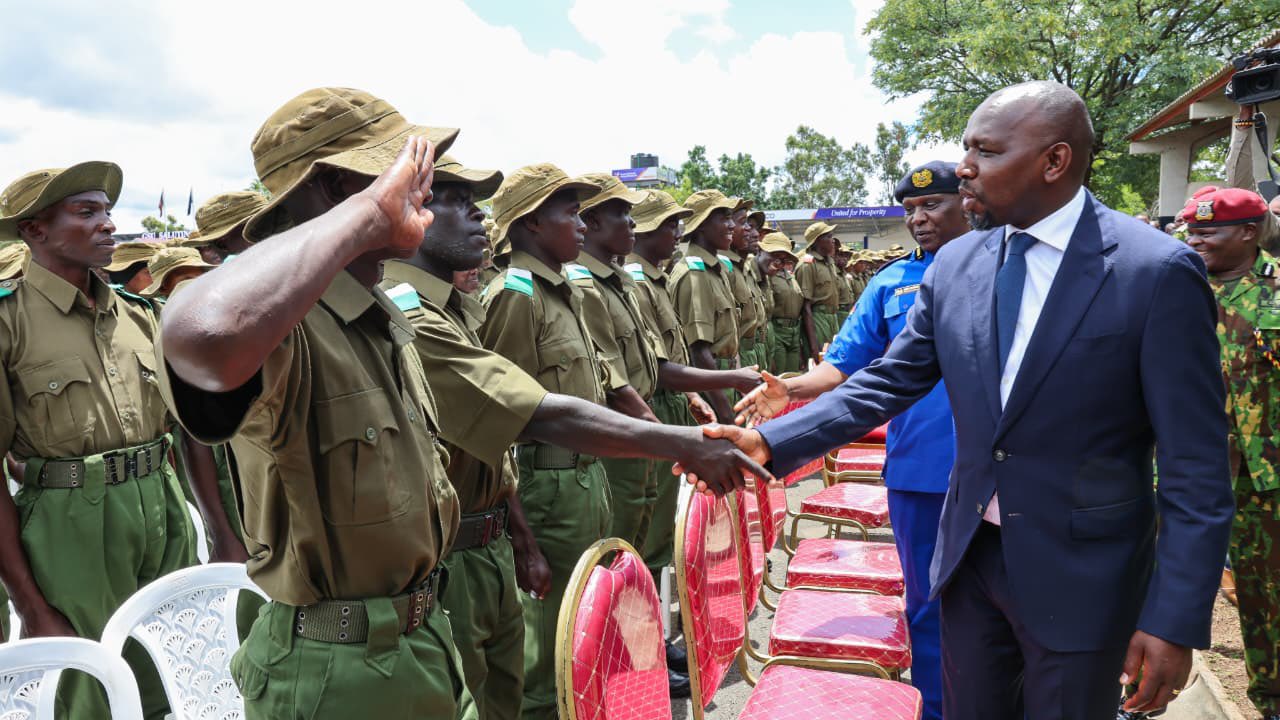 Murkomen to police trainees: Protect Kenyans from goons