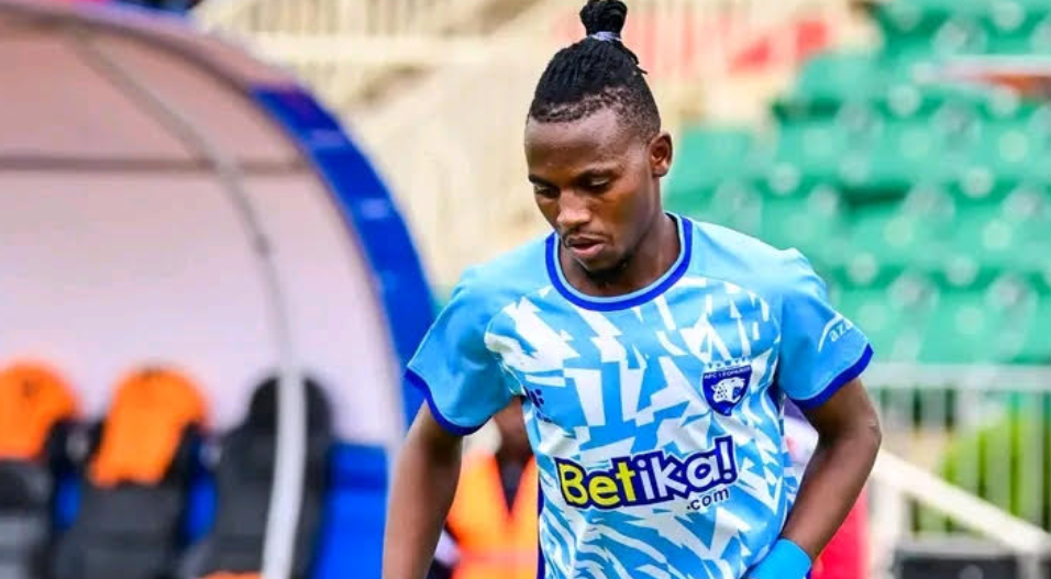 AFC Leopards winger James Kinyanjui warms up during a past league match/ HANDOUT