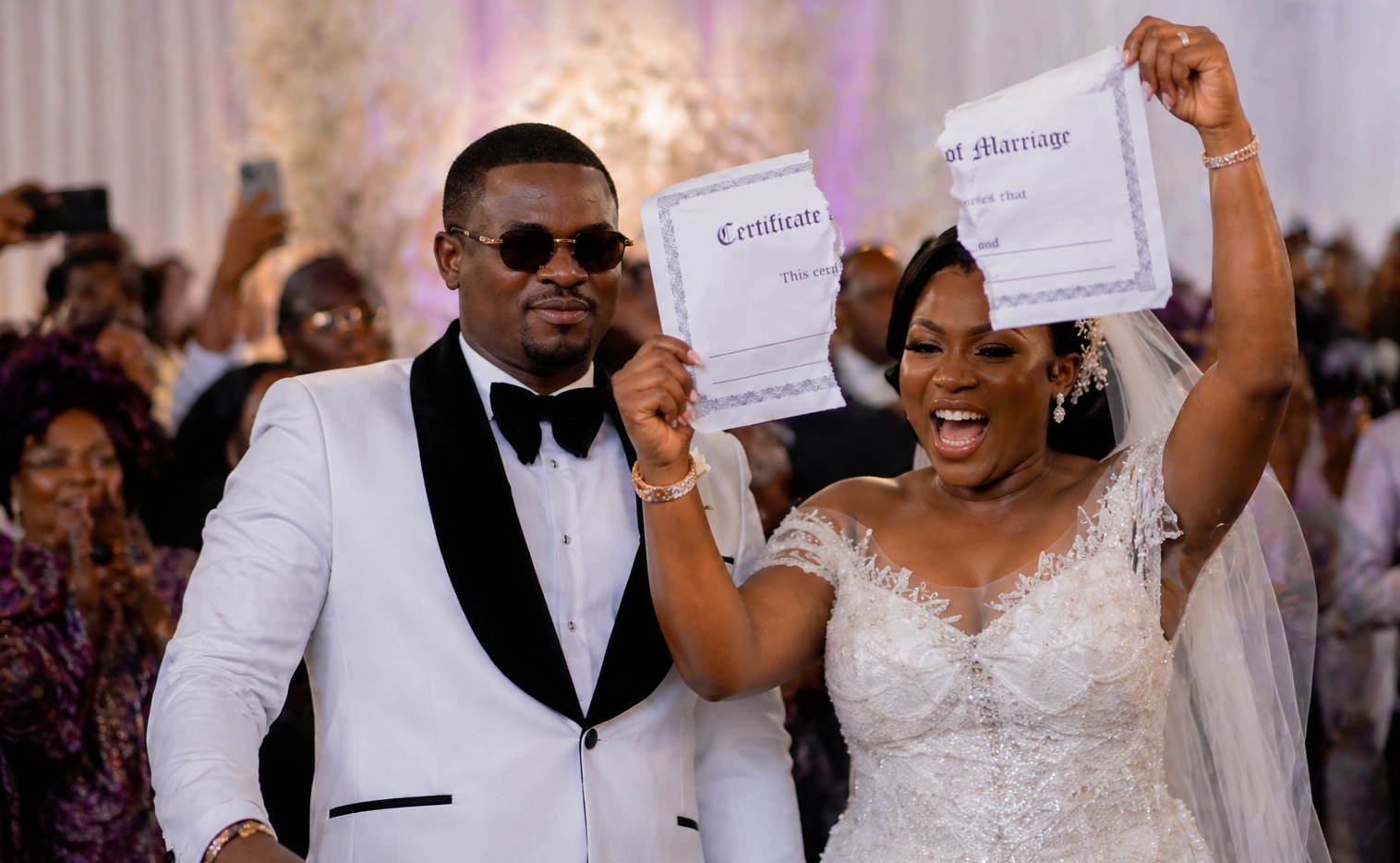 Nigerian Newlyweds Tear Marriage License at Altar