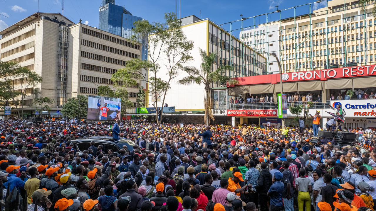 [PHOTOS] Ruto addresses Nairobians