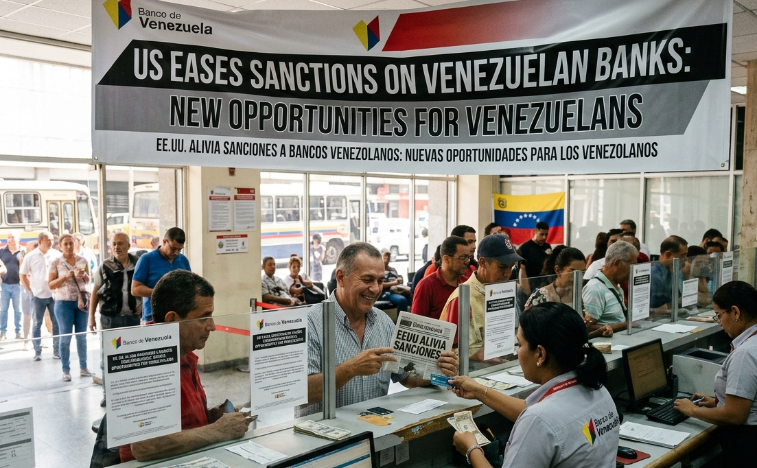 US eases sanctions on state-run Venezuelan banks