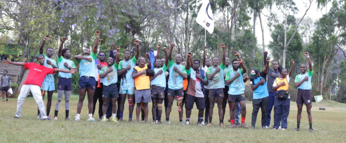 JKUAT Cougars players after a recent match/HANDOUT