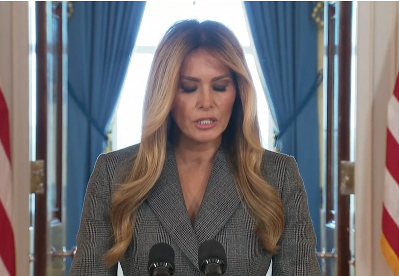 Melania Trump's speech propels Epstein crisis back to forefront