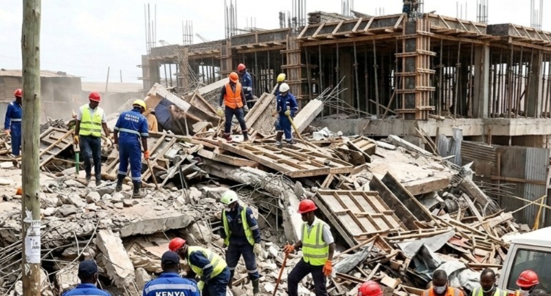 Kibera: 3 killed as building under construction collapses
