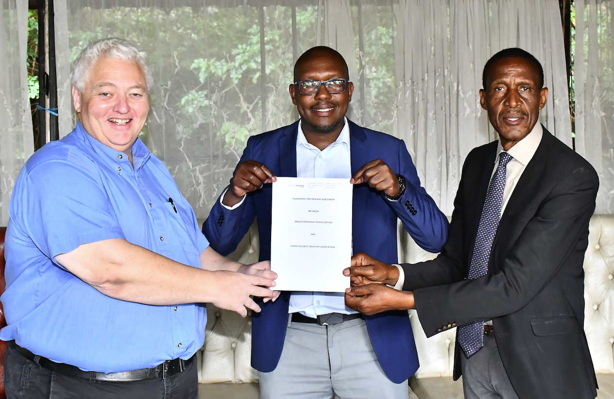 Security industry, BrighterMonday team up on youth employment drive