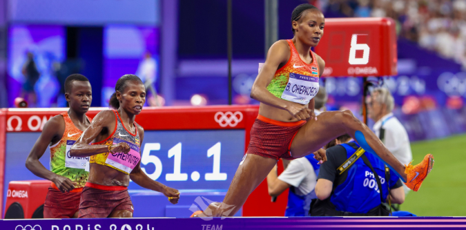 Beatrice Chepkoech at the 2024 Paris Olympics/ HANDOUT