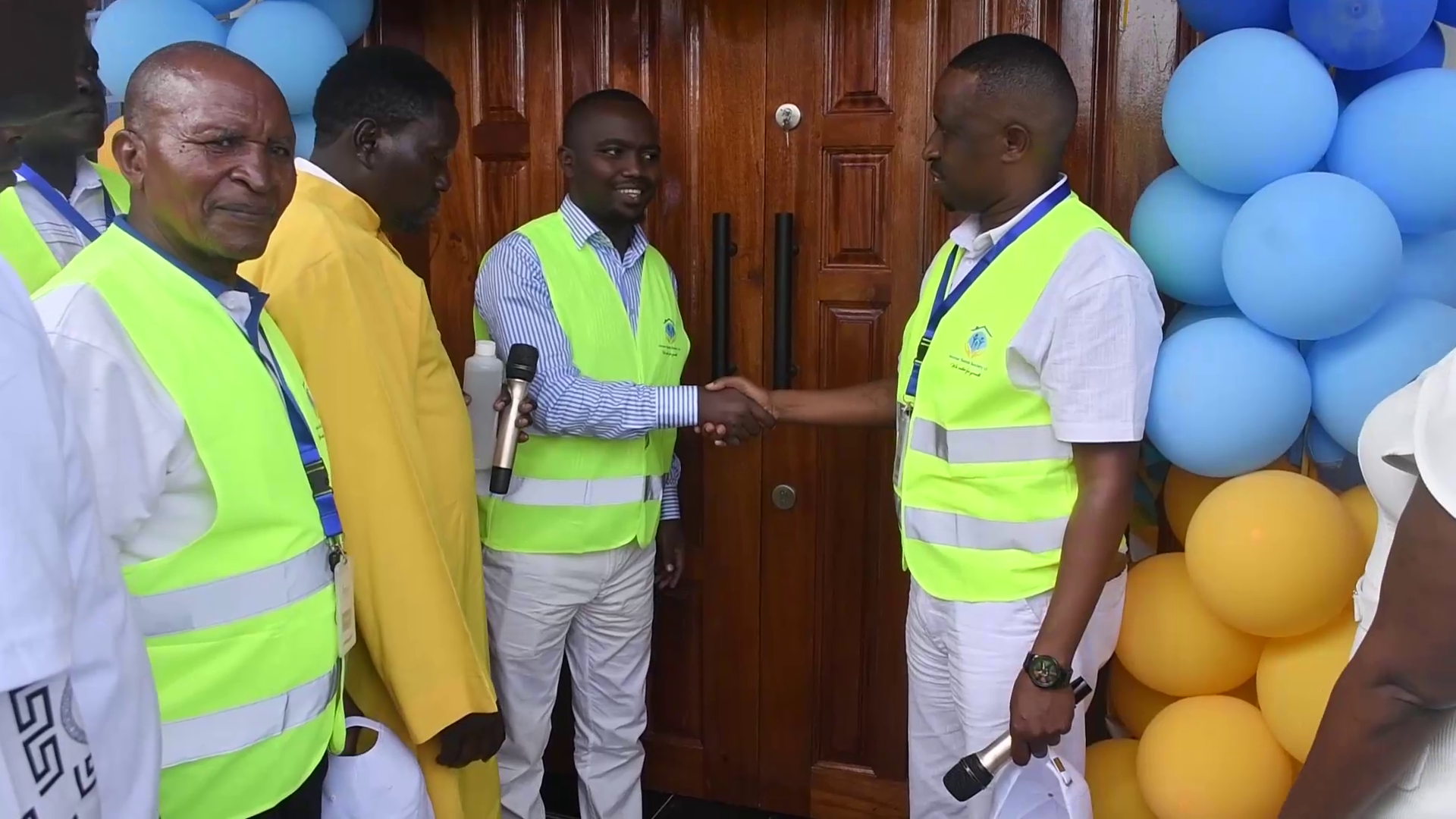 East African Legislative Assembly MP Maina Karobia and Ammar Sacco chairperson Jeremiah Njoroge during the opening of a new branch in Kangema, Murang'a on April 28, 2026/ ALICE WAITHERA