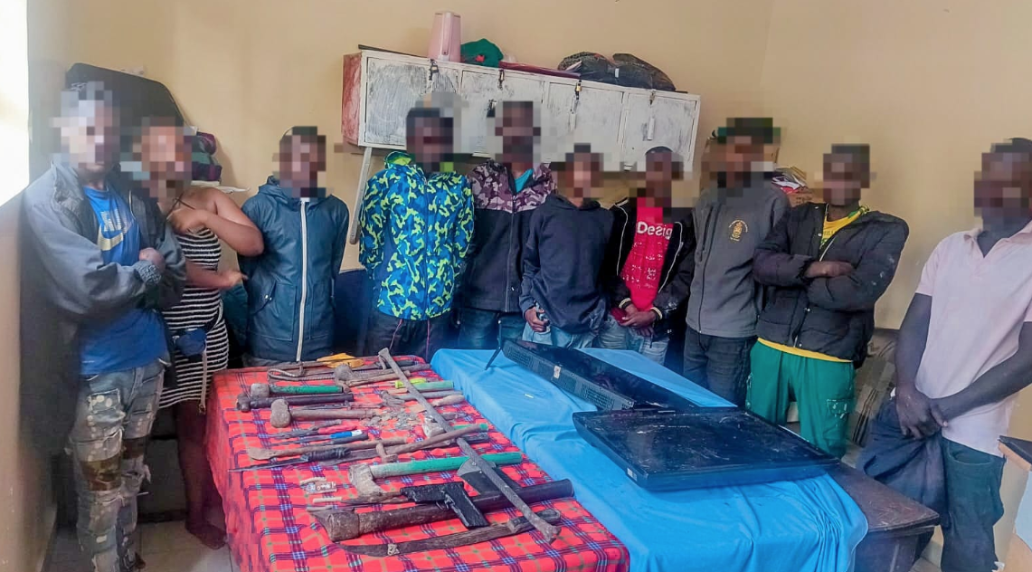 Police nab 10 suspects in crackdown on ‘Tokyo Mafias’ gang in Nairobi