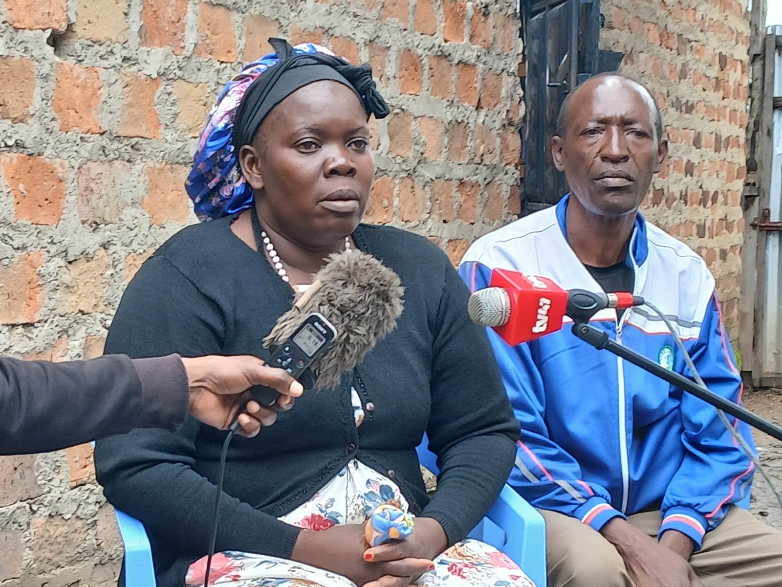 Caroline Adhiambo Obuya and her cousin Barrack Ochieng