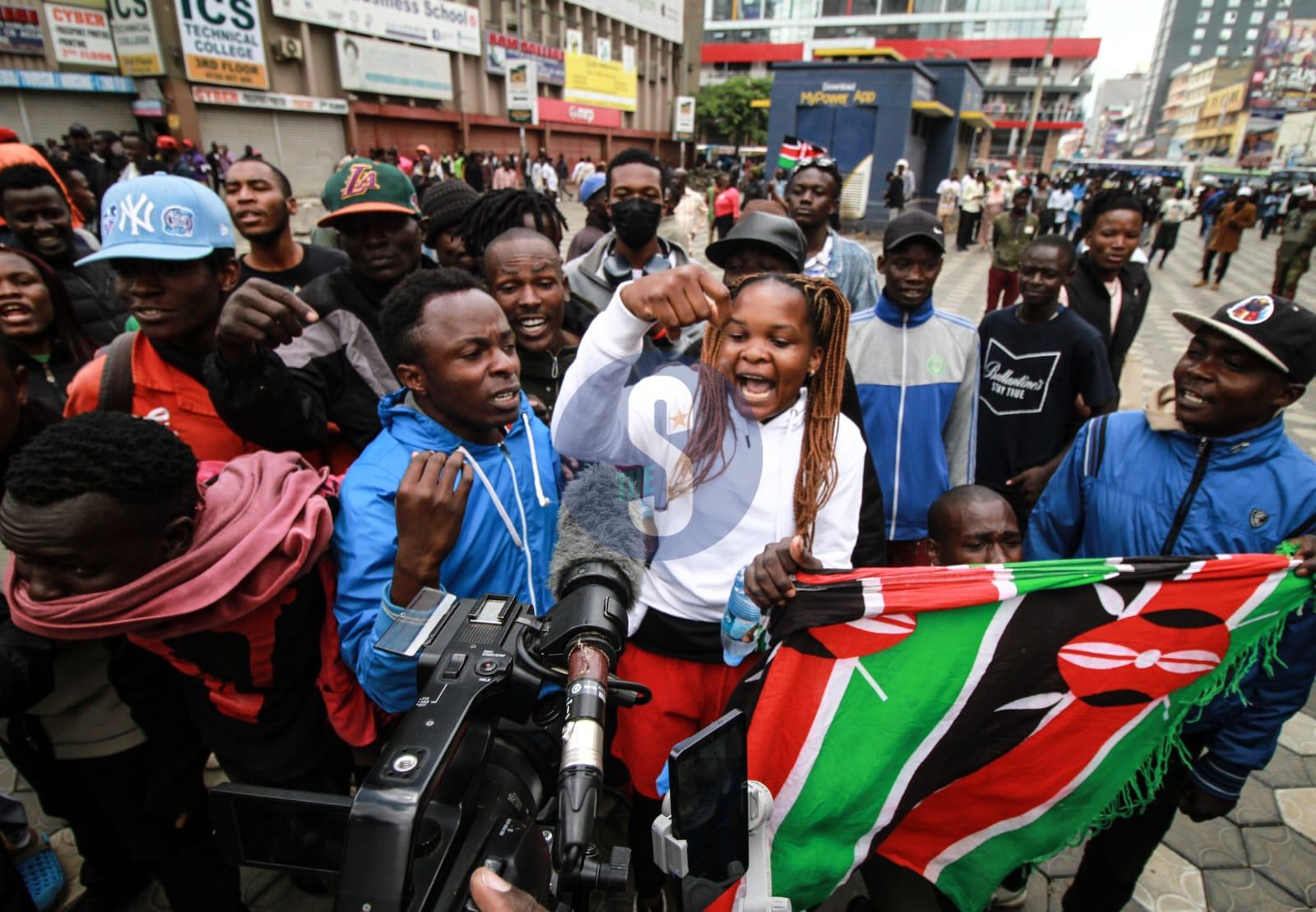 [PHOTOS] Scenes from Nairobi’s 'reject fuel prices' protest