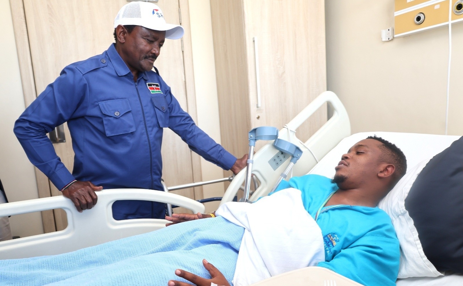 Obinna’s Blunt Reaction to Kalonzo Visiting Sammy Kioko in Hospital