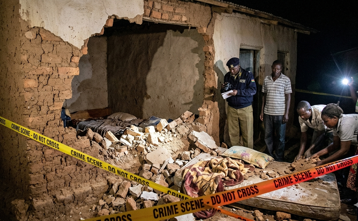 Kisumu wall collapse kills two children