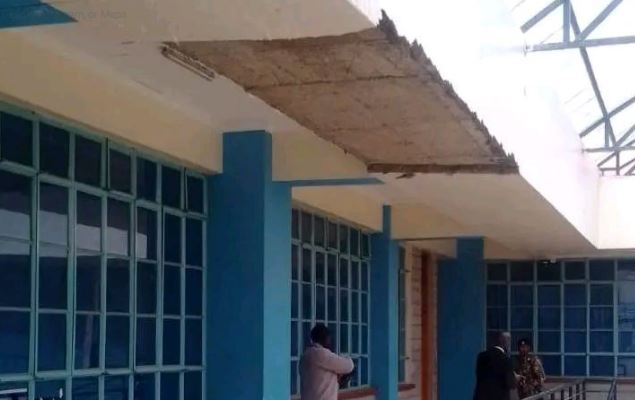 Several injured after ceiling collapse at Kabianga