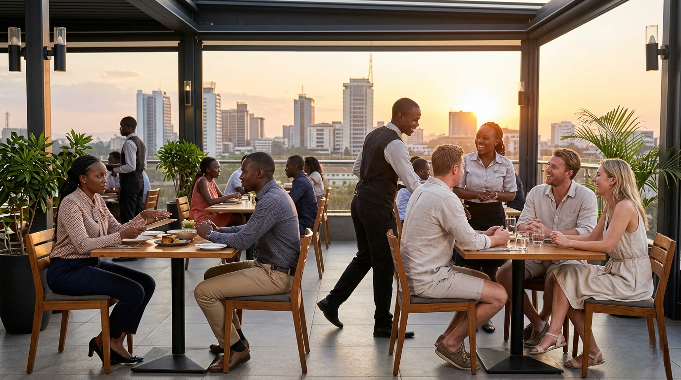 Waiters are quick to serve foreigners while locals are kept waiting