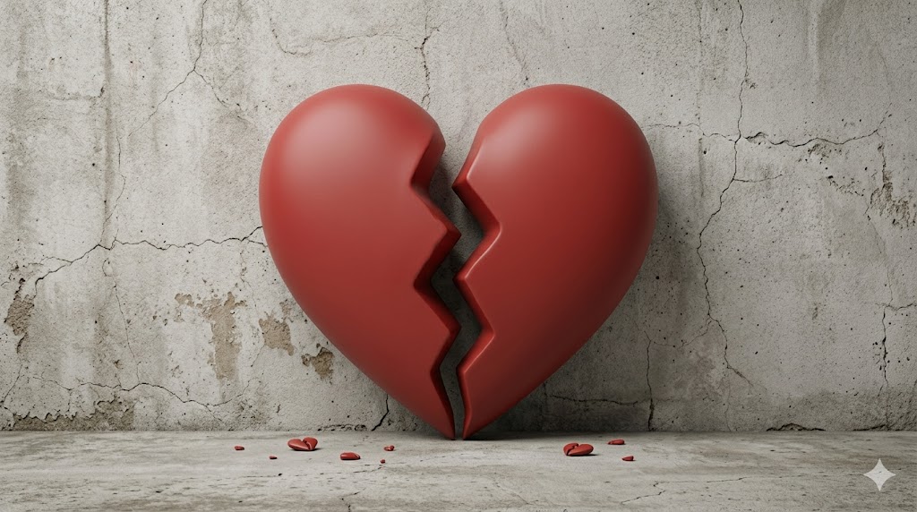 Heartbreak emoji // ai