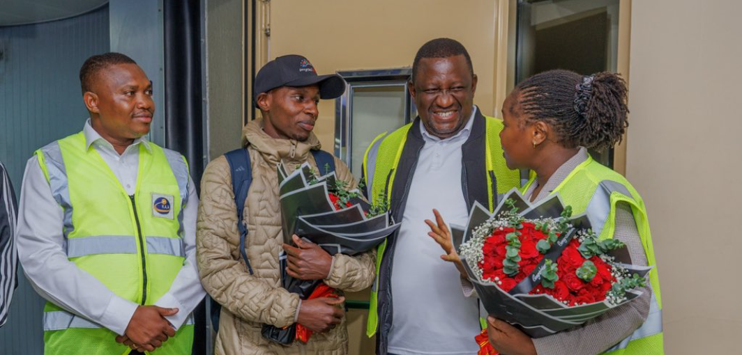 Sawe welcomed home with jubilant celebrations
