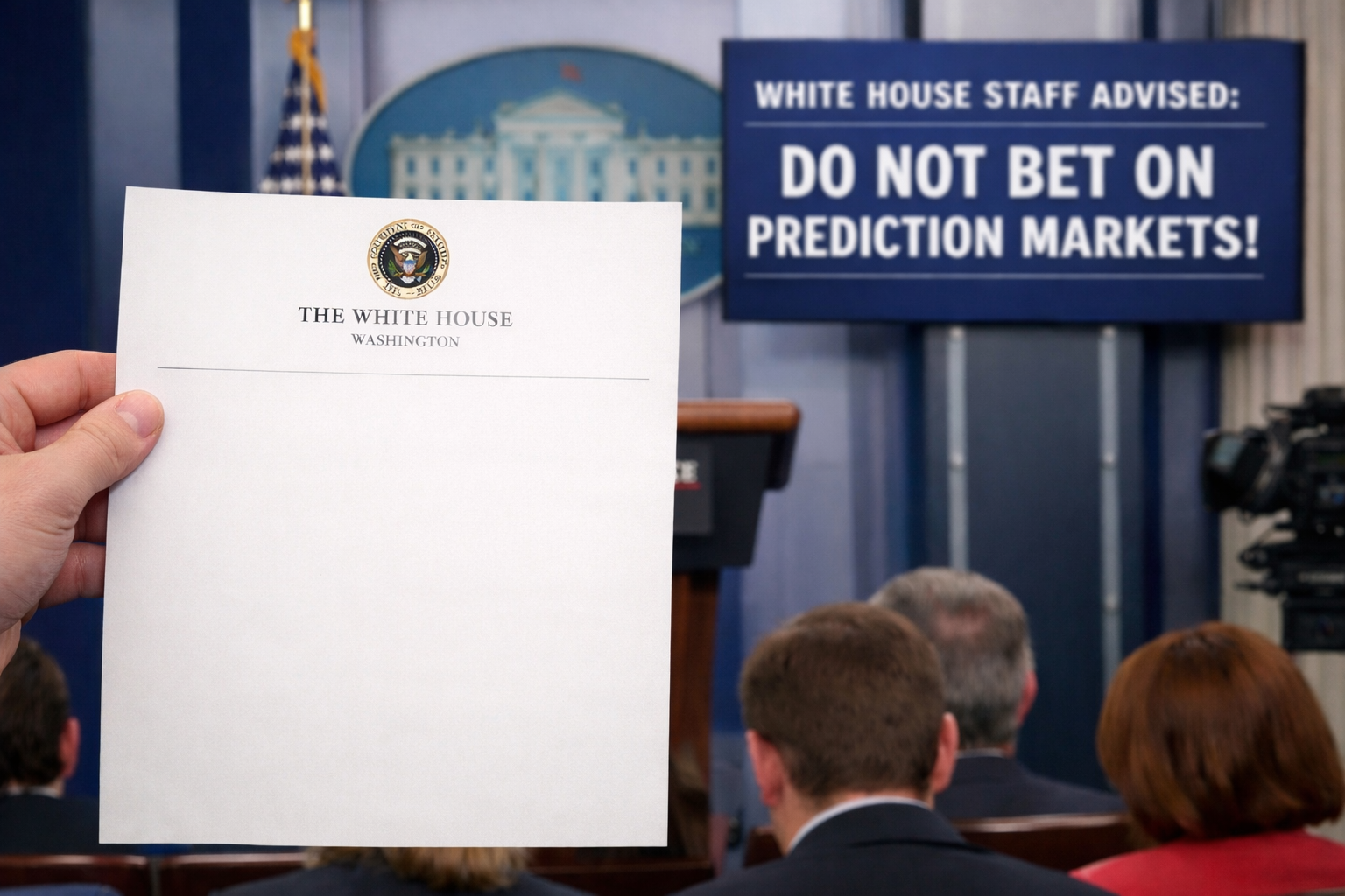 White House staff told not to place bets on prediction markets