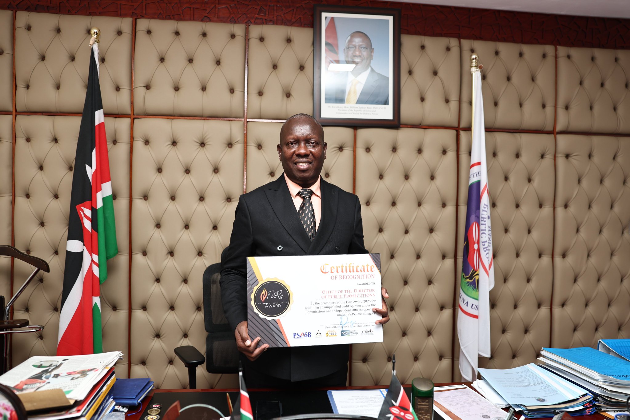 ODPP wins prestigious recognition for financial integrity