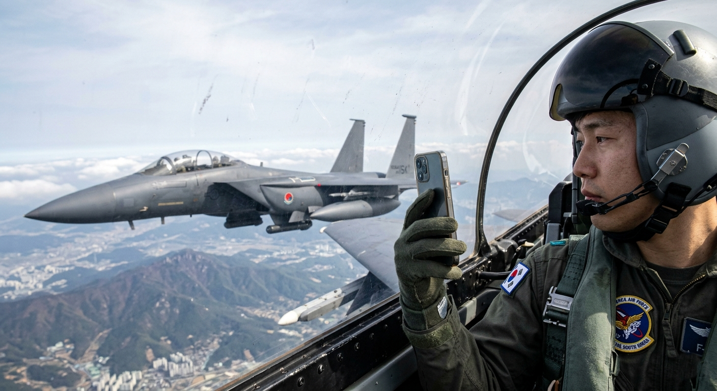 Report: South Korean fighter jets collided due to pilots snapping pictures