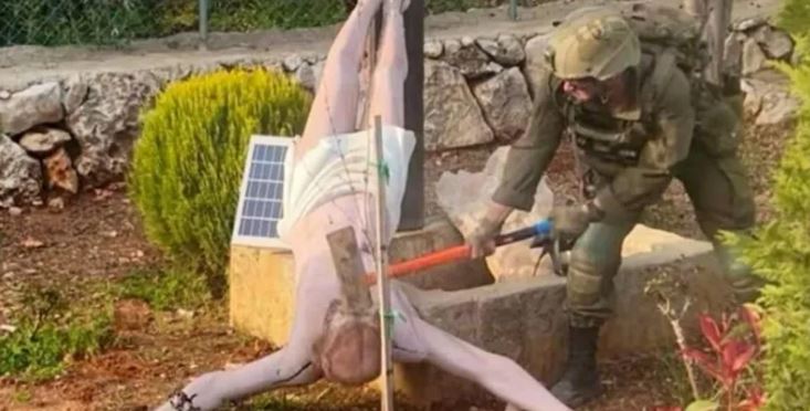 Israeli soldiers punished over vandalism of Jesus statue