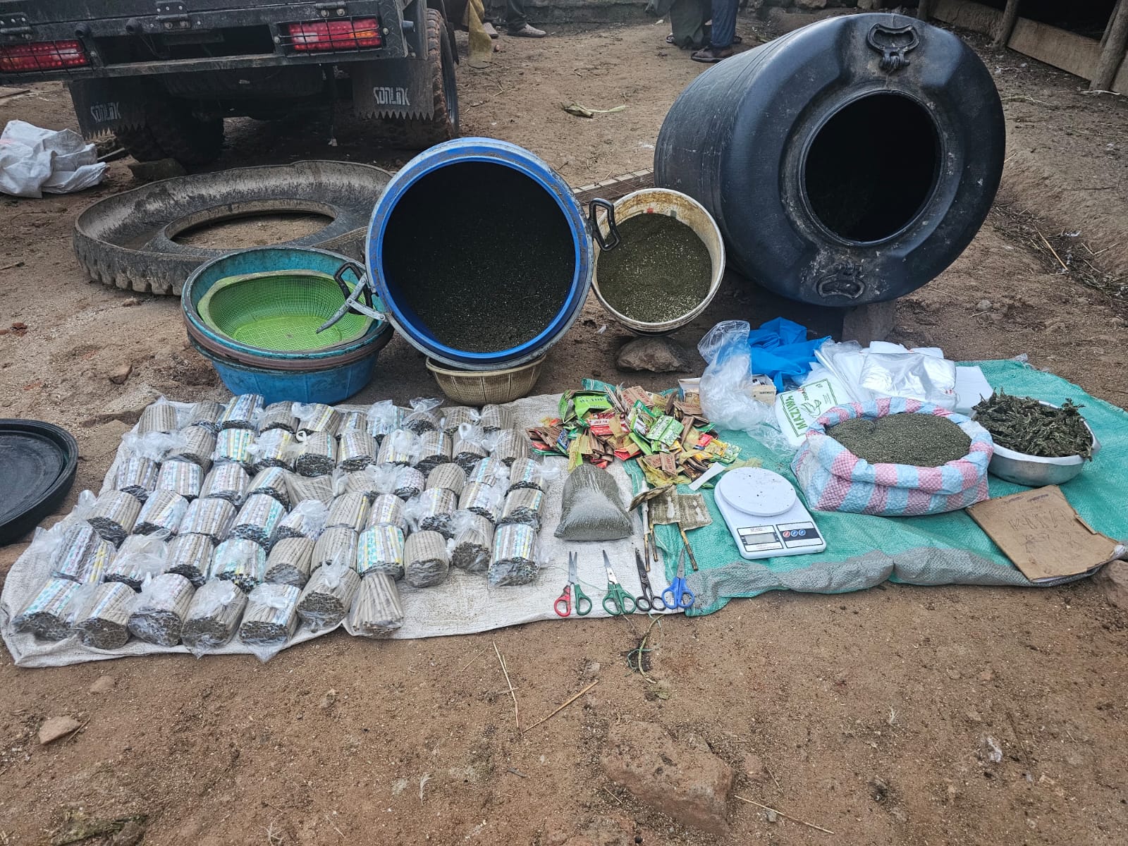 Kitui drug raid nets cannabis worth Sh1m, suspect arrested