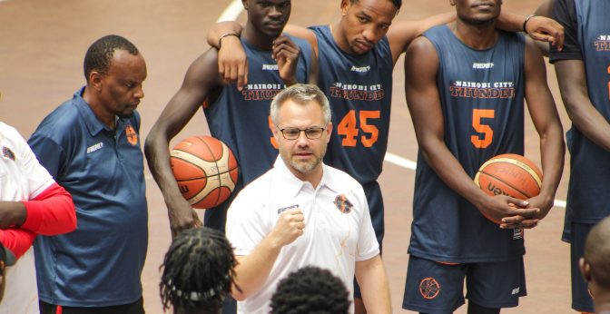 Nairobi City Thunder coach Bradley Ibs/ FILE