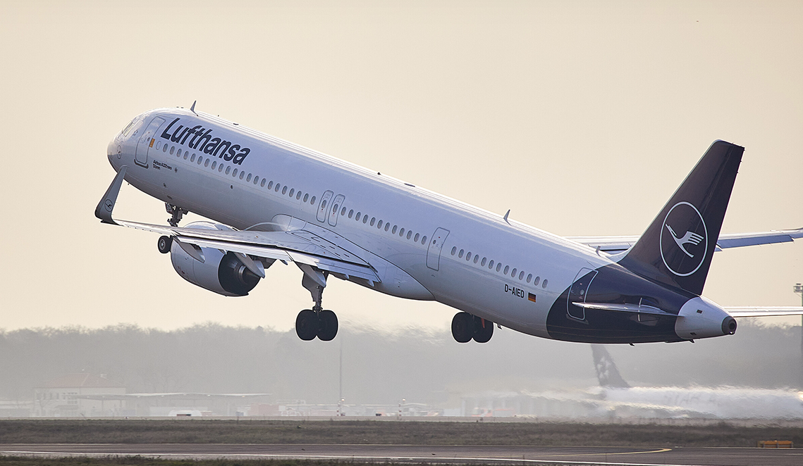 A Lufthansa plane/ HANDOUT