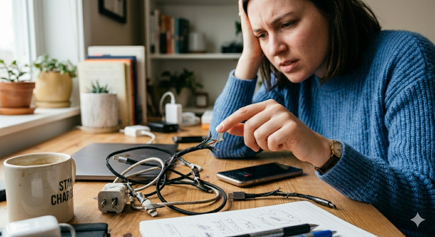 This is why your charging cables keep breaking