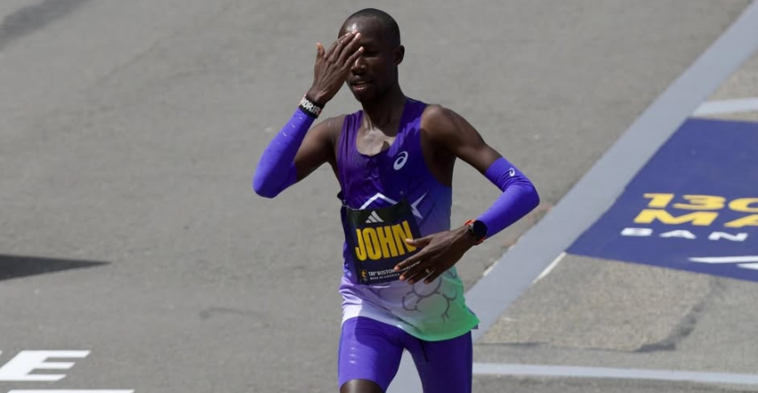 John Korir wins the Boston Marathon/HANDOUT