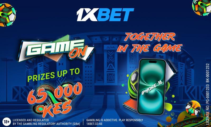 1xBet launches promo: Up to 20% cashback, iPhone 16 giveaway, Sh65,000 prizes
