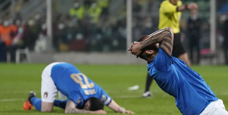 Italy fails to qualify for third World Cup in a row