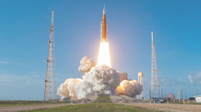 Nasa spacecraft orbiting Earth after Artemis II Moon mission launch