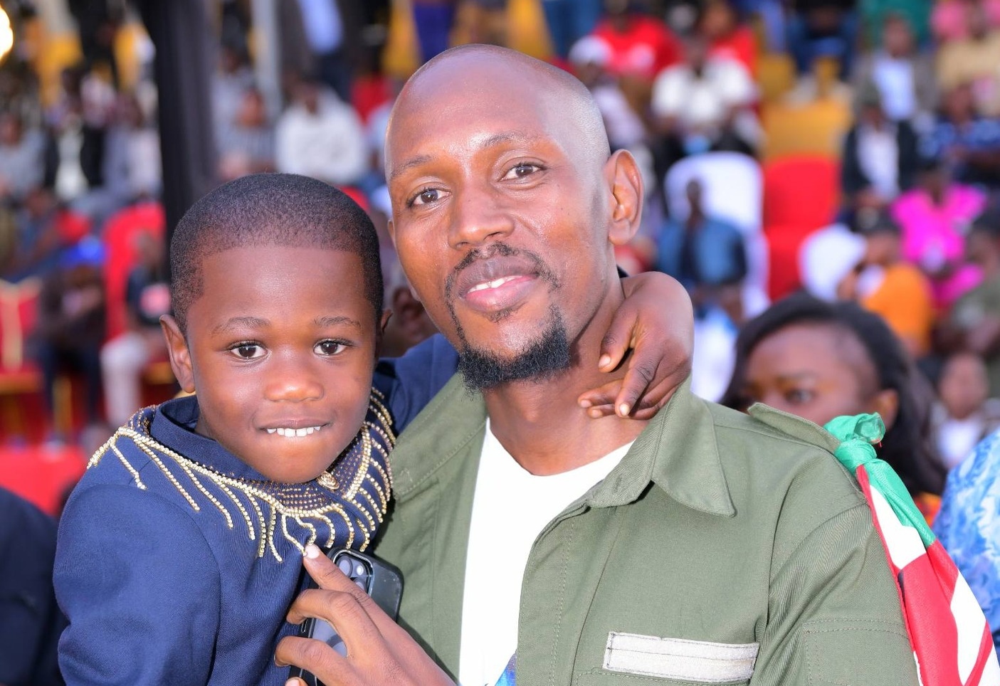 Geoffrey Mosiria and the Kwa Mbae Boy // Facebook