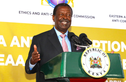 Mudavadi urges stronger regional unity to tackle graft
