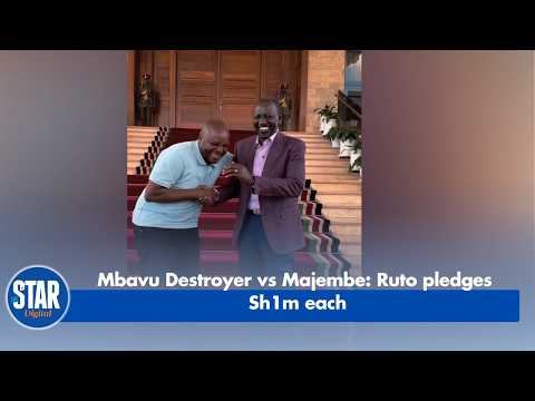 Mbavu Destroyer vs Majembe: Ruto pledges Sh1m each