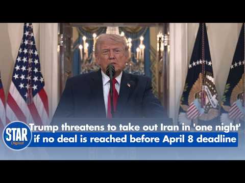 Trump threatens to take out Iran in 'one night' if no deal before deadline