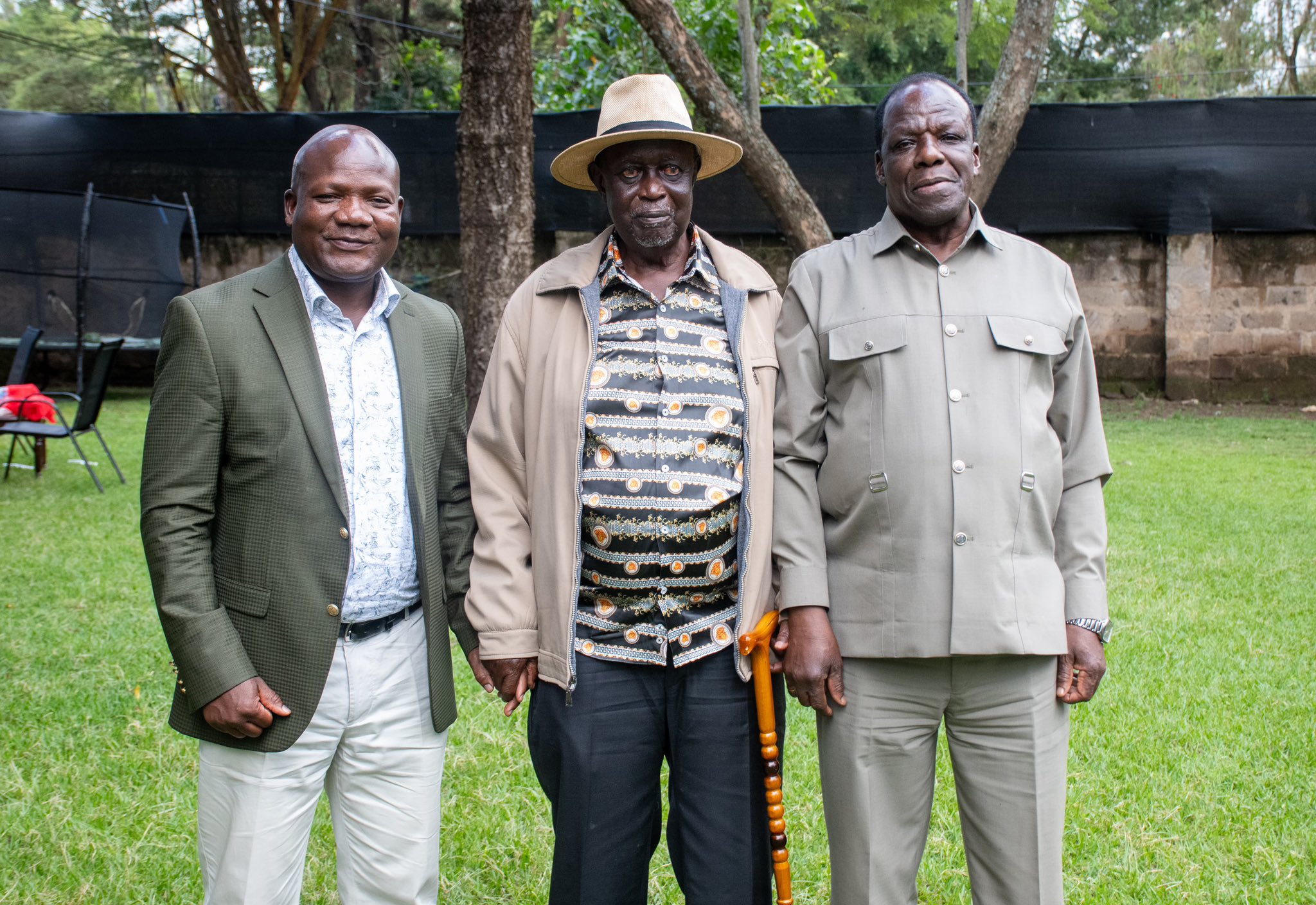 ODM party leader Oburu Odinga with Cooperatives nd MSMEs CS Wycliffe Oparanya and Kakamega Governor Fernandes Barasa during a meeting on May 11, 2026, in Nairobi.