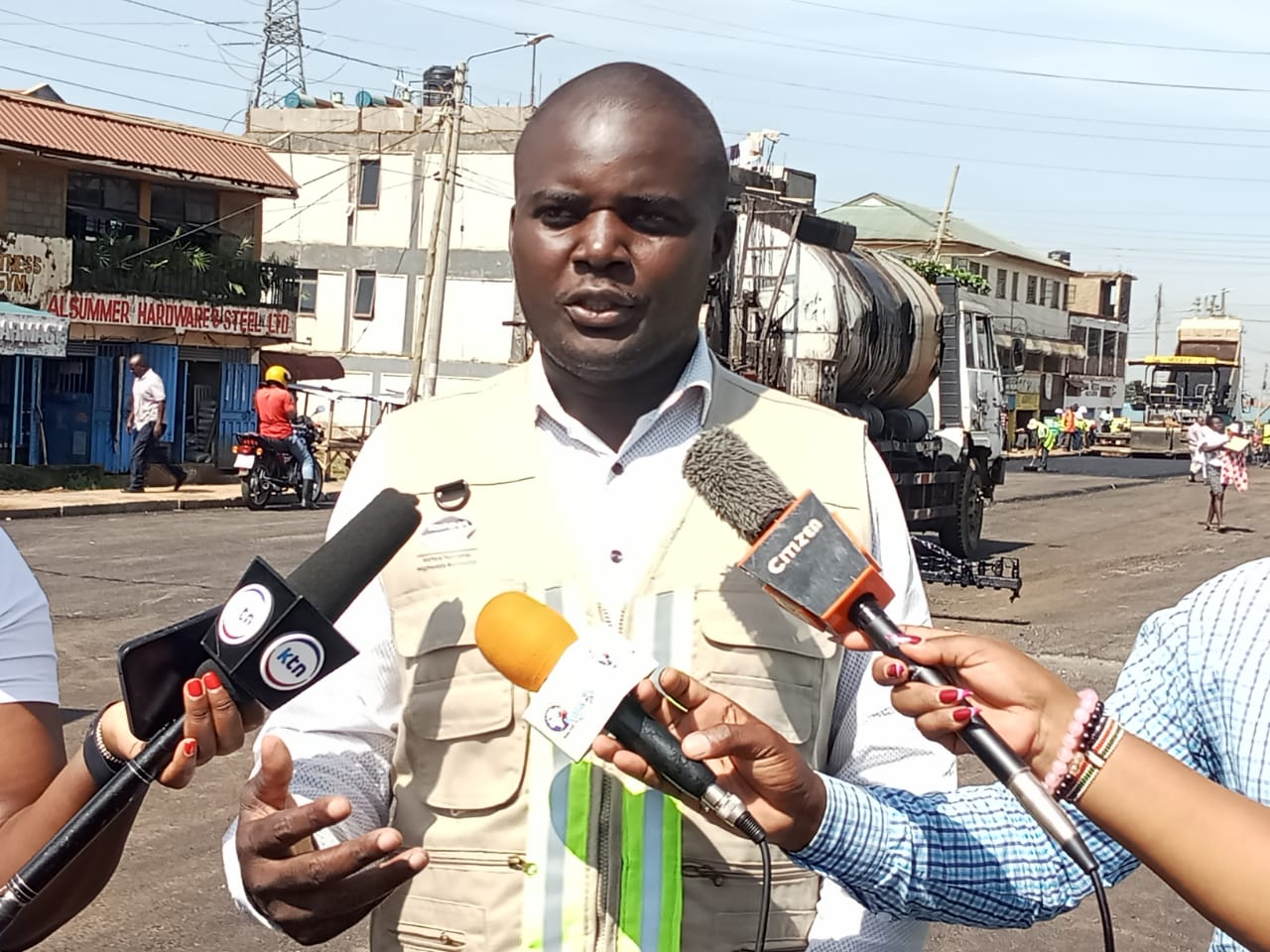 KeNHA Nyanza Regional Director Engineer Alfred Ouko