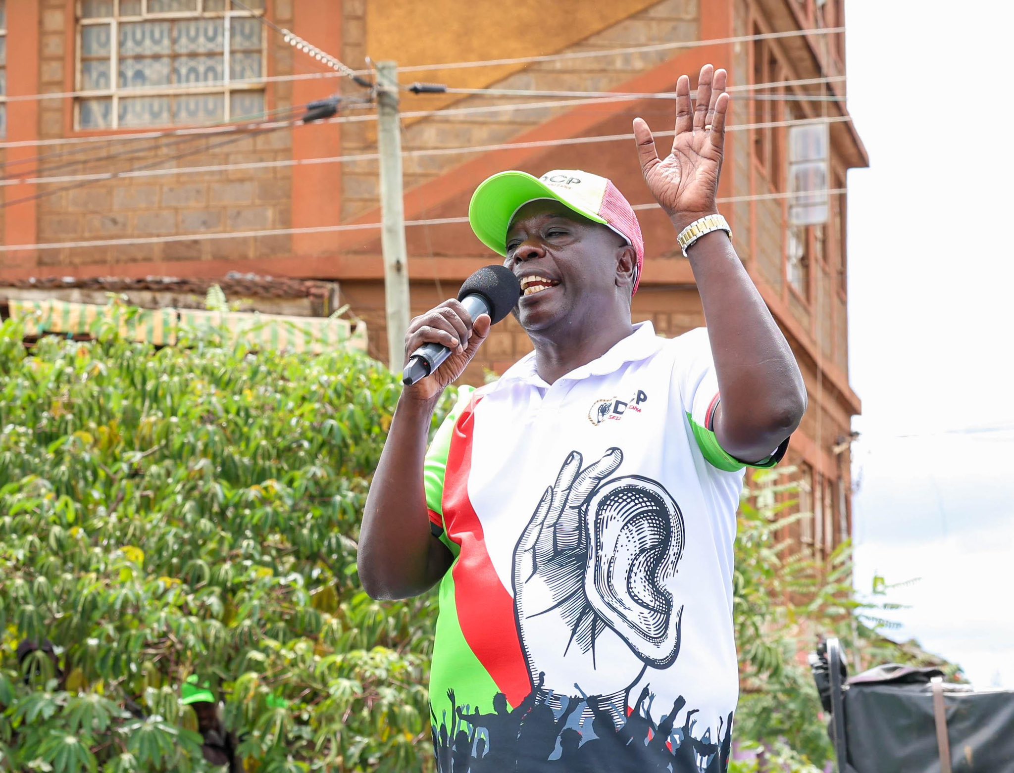 DCP leader Rigathi Gachagua in Oloitoktok town on May 2, 2026