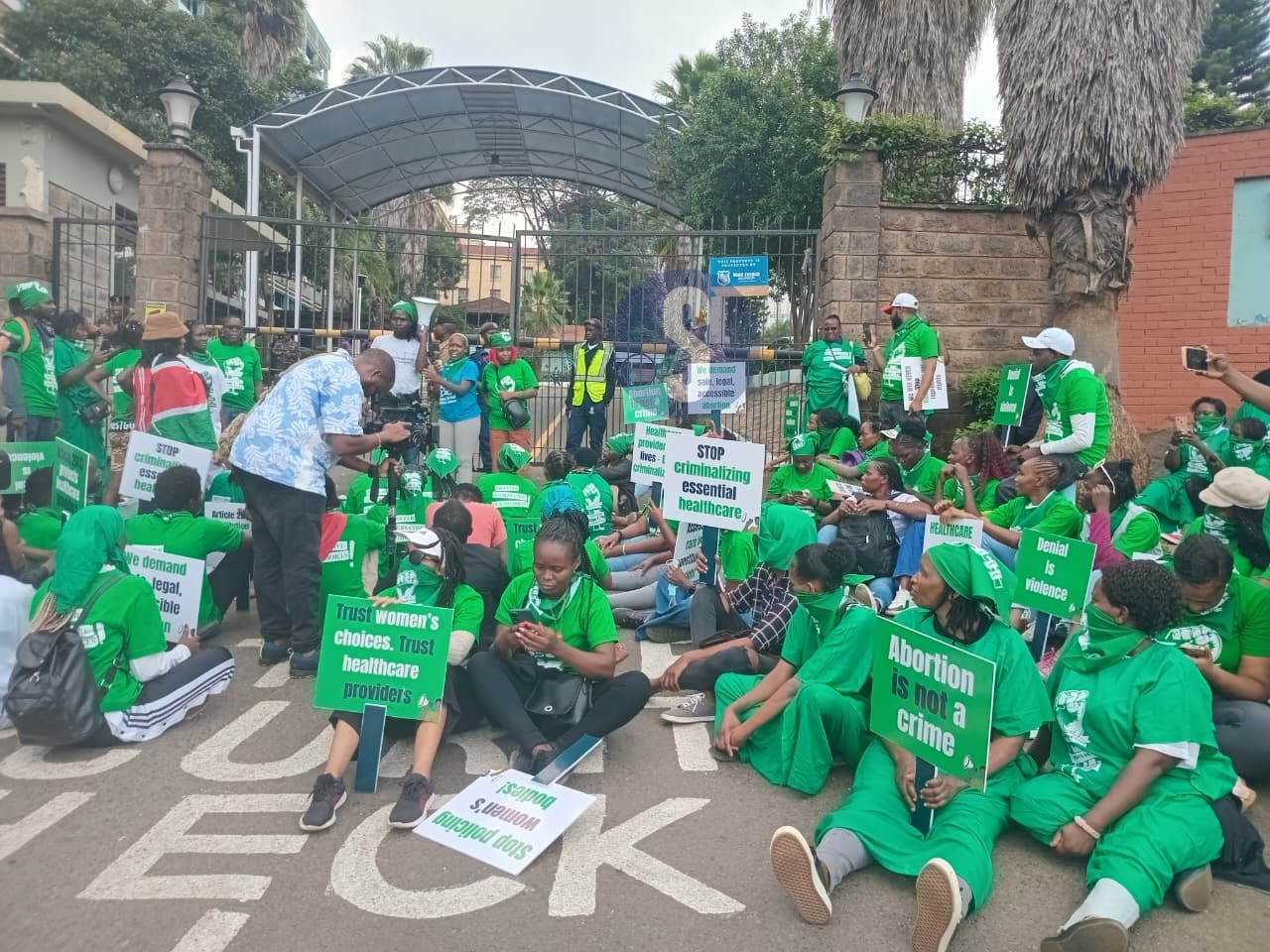 Human rights activists stage protests to demand protection of women and girls’ reproductive health and access to safe abortion on May 7, 2026 / ABDIMALIK ADOW